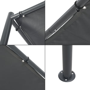 Padiglione Carunchio 300x285x248cm Grigio scuro [en.casa]