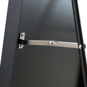 Specchio da terra Bugnara 160x40cm inclinabile Nero [en.casa]