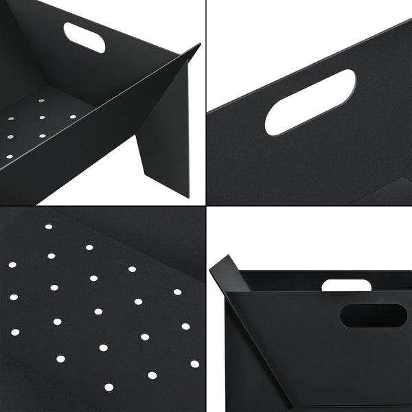 Focolare Eidskog Ciotola per fuoco 28,5 x 46 x 40 cm [casa.pro]