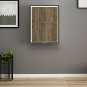 Tavolo pieghevole Greve Bianco / effetto noce [en.casa]