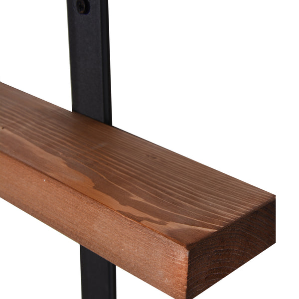 Mensola da parete Morsø in legno di pino, tinto [en.casa]