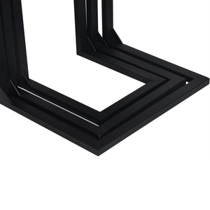 Tavolino da salotto Rørvig set da 3 in legno di pino, tinto [en.casa]