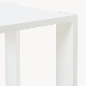 Tavolino Thyholm 55x30x30 cm Bianco [en.casa]