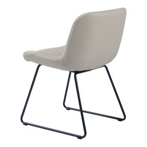 Sedia da pranzo Kannus set da 2 beige [en.casa]