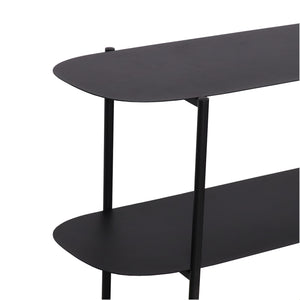 Consolle Enebakk 70x90x32cm Nero, opaco [en.casa]