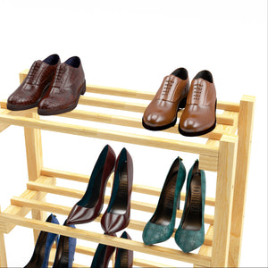 Scaffale per scarpe Keuruu 60x60x25 cm [en.casa]