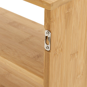 Mensola da parete Gol 50x15x30 cm Bambù [en.casa]