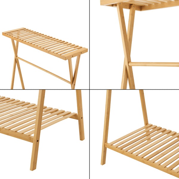 Appendiabiti Horten in bambù [en.casa]