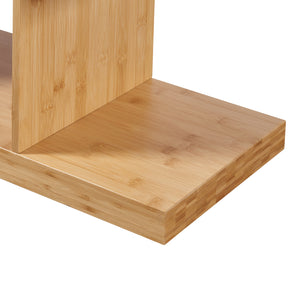 Libreria Gullspång in Bambù Naturale con 4 Scomparti 130x55x30 cm [en.casa]