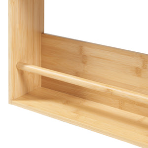 Mensola da parete Hareid 80x60x12cm Bambù [en.casa]