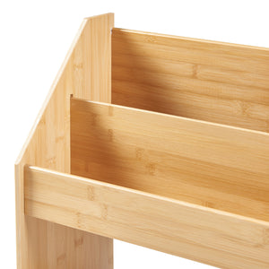 Tavolino Inderøy 80x50x25 cm Bambù [en.casa]