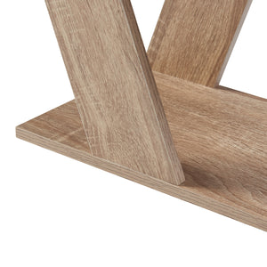 Tavolino laterale Nome 60x22x57cm effetto quercia [en.casa]