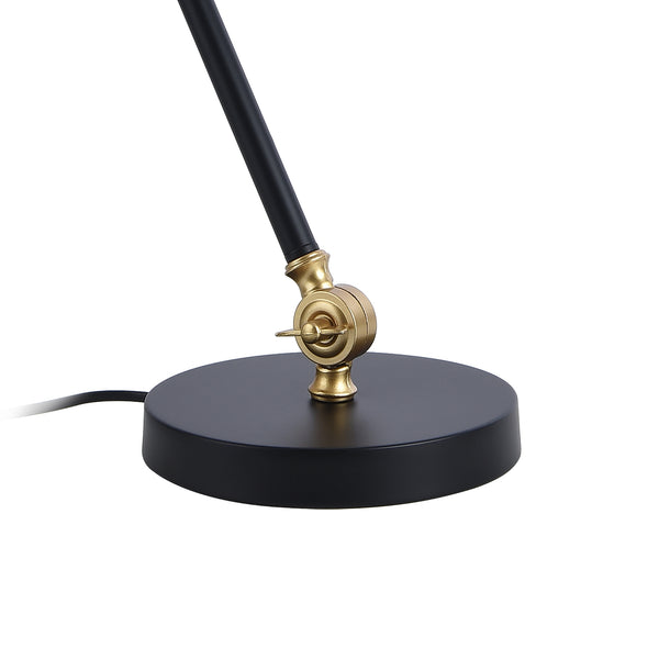 Lampada da tavolo Abergele Nero / Color oro [lux.pro]