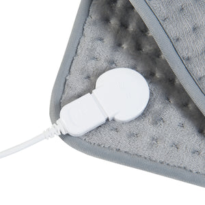 Cuscino riscaldante elettrico Borrello 100W 65x45cm Grigio [en.casa]