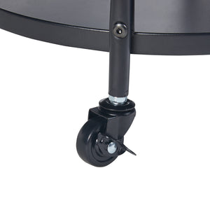 Carrello da servizio Munkedal Metallo Nero [en.casa]