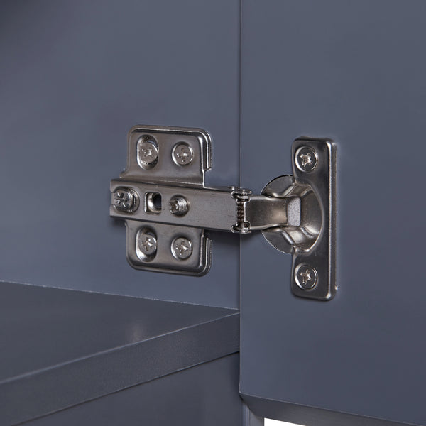 Pensile Overath 30x30x60 cm Grigio [en.casa]