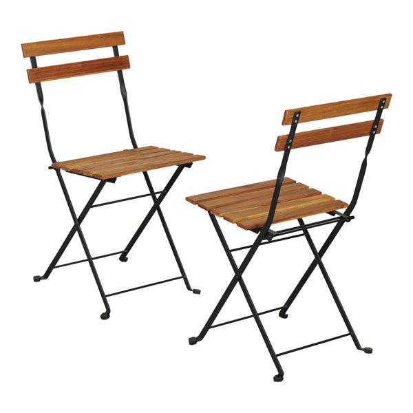 Set bistro Bovino 3 pz. Legno di acacia [casa.pro]