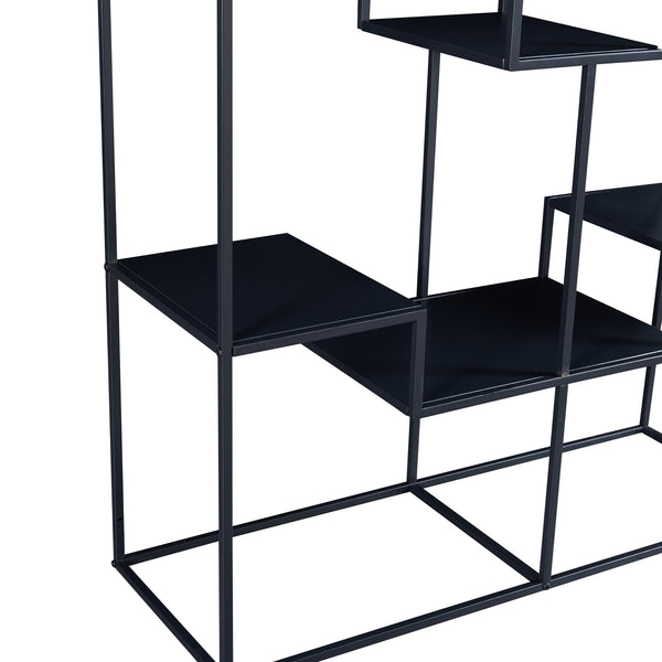 Scaffale da Terra Råde 180 x 100 x 35 cm - Nero [en.casa]