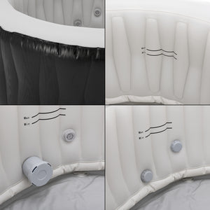 Vasca idromassaggio gonfiabile Carbone 165x70 cm [pro.tec]