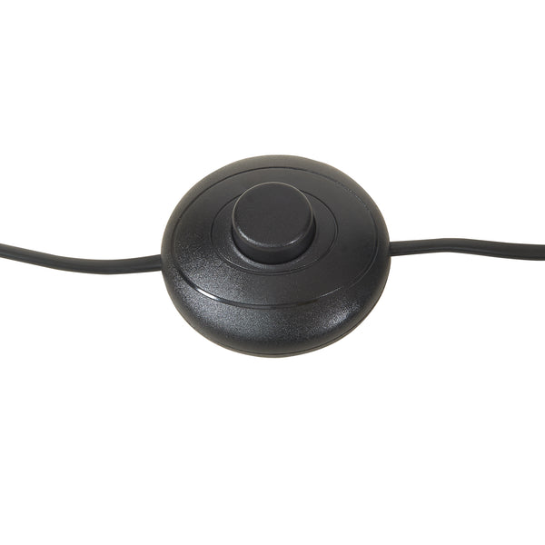 Lampada da terra Barton a 2 fiamme Metallo 159 cm Nero [lux.pro]