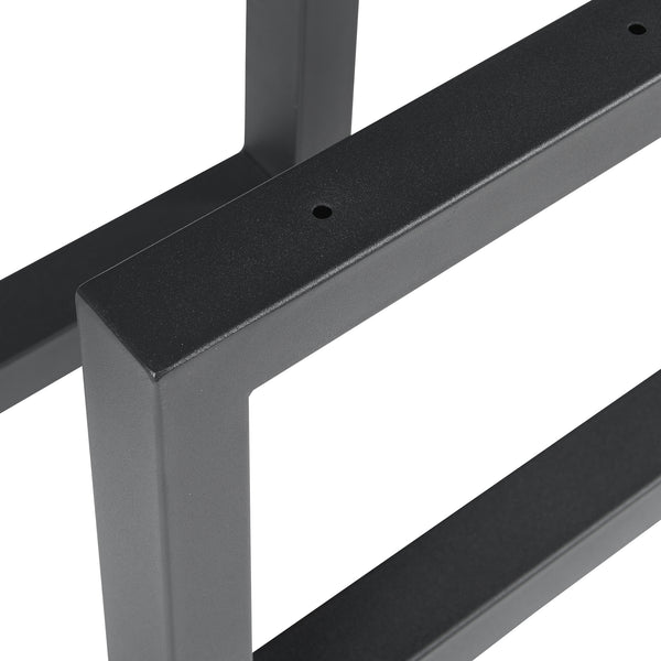 Set di 2 strutture per tavolo Lunderskov 35x50cm Nero [en.casa]