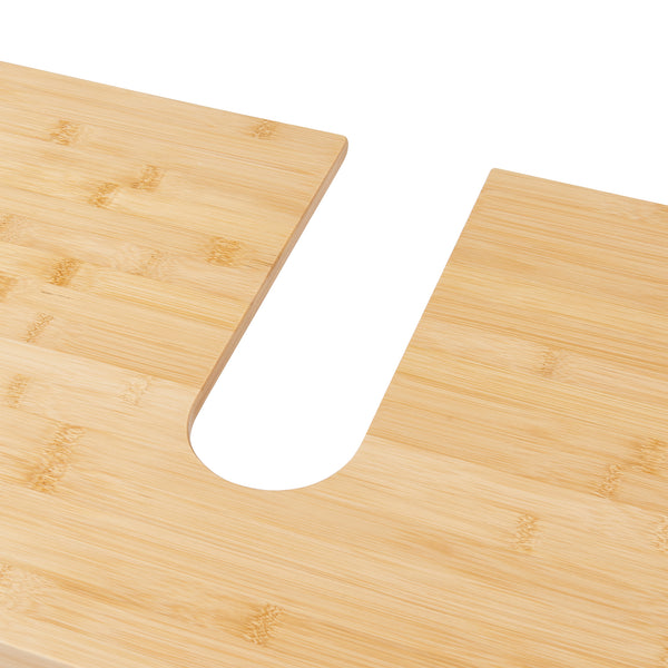 Mobile sottolavabo Boksereys 60x100x35 cm Bambù Naturale [en.casa]