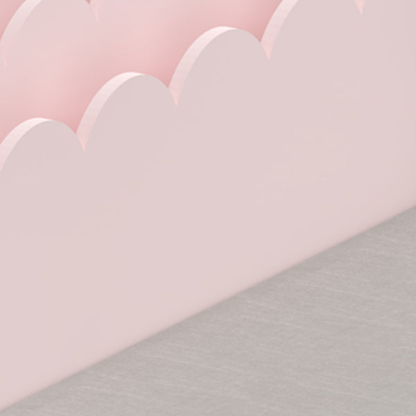 Panca per bambini con scaffale Vestnes 100x45x70 cm Cotton Candy/Bianco [en.casa]