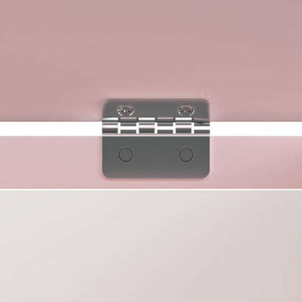 Scatola per giocattoli Vestnes 60x30x44 cm Cotton Candy/Bianco [en.casa]