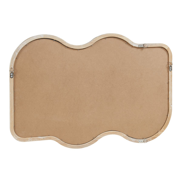 Specchio da parete Bellerirnu 90x60 cm effetto quercia Sonoma [en.casa]