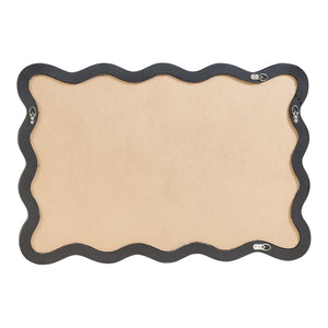 Specchio da parete Koster 90x60 cm Nero [en.casa]