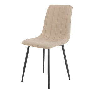 Gruppo da pranzo Lindesberg 5 pezzi rotondo Grigio/Marrone chiaro [en.casa]