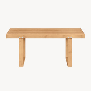 Panca da Ingresso Aarela Seduta in Bambù Naturale 91 x 41 x 38 cm [en.casa]