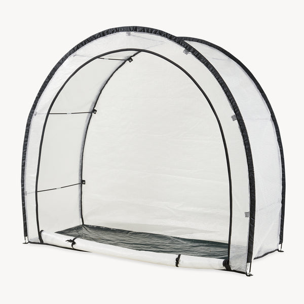 Serra da Giardino Larshasas per Coltivazione Pomodori e Piante 180x80x170 cm - Traslucido [en.casa]
