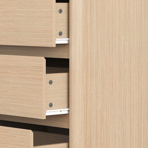 Cassettiera Takranmaa Comò con Cassetti  - Effetto Rovere [en.casa] 