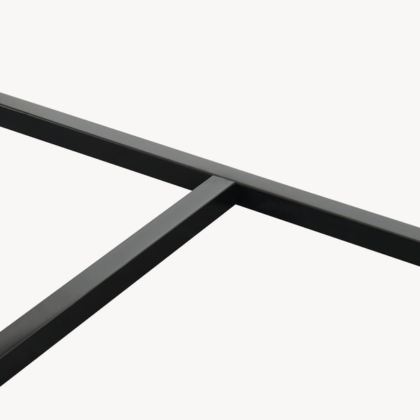 Appendiabiti Norjad 160x80x41 cm Metallo Nero [en.casa]