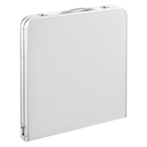 Tavolo pieghevole regolabile in altezza 120x60x55/63/70 cm in vari colori casa.pro