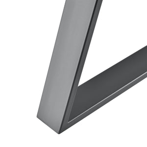 Set di 2 Gambe in Acciaio per Mobili Fai da Te - Altezza 40 cm / 72 cm - 2 Paia di Gamba di Forme Varie incl. Feltrini - Vari Colori [en.casa]