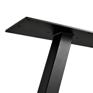 Set di 2 Gambe in Acciaio per Mobili Fai da Te - Altezza 40 cm / 72 cm - 2 Paia di Gamba di Forme Varie incl. Feltrini - Vari Colori [en.casa]