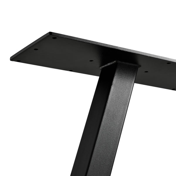 Set di 2 Gambe in Acciaio per Mobili Fai da Te - Altezza 40 cm / 72 cm - 2 Paia di Gamba di Forme Varie incl. Feltrini - Vari Colori [en.casa]