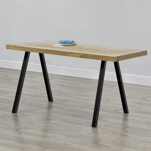 Set di 2 Gambe in Acciaio per Mobili Fai da Te - Altezza 40 cm / 72 cm - 2 Paia di Gamba di Forme Varie incl. Feltrini - Vari Colori [en.casa]