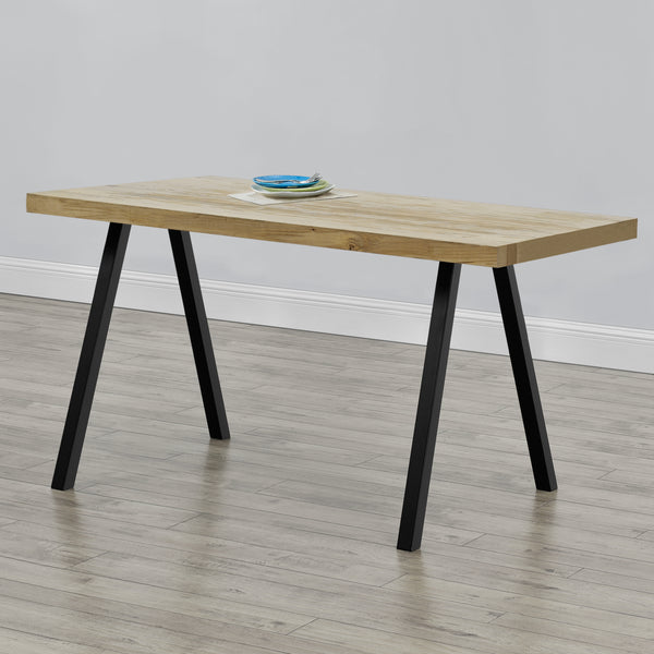 Set di 2 Gambe in Acciaio per Mobili Fai da Te - Altezza 40 cm / 72 cm - 2 Paia di Gamba di Forme Varie incl. Feltrini - Vari Colori [en.casa]