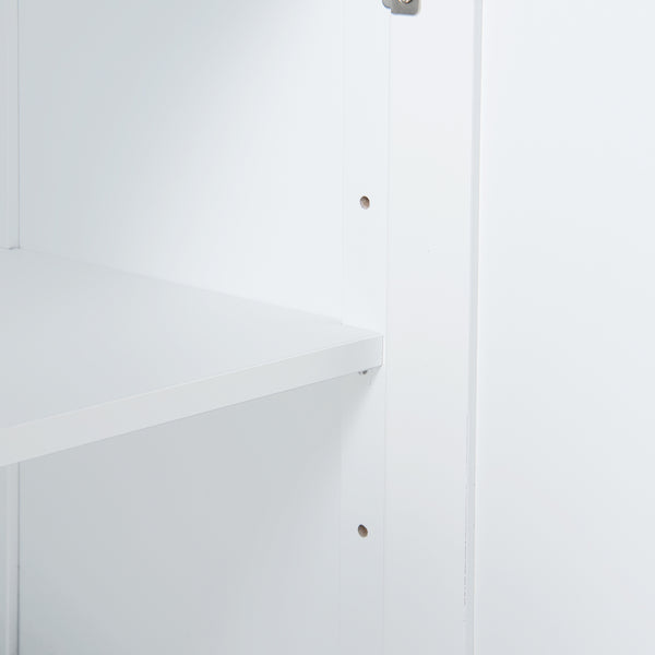 Specchio da parete Karlsøy 50x60x15cm Bianco [en.casa]
