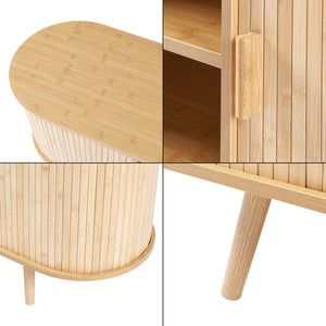 Sideboard Nordkapp con 2 porte [en.casa]