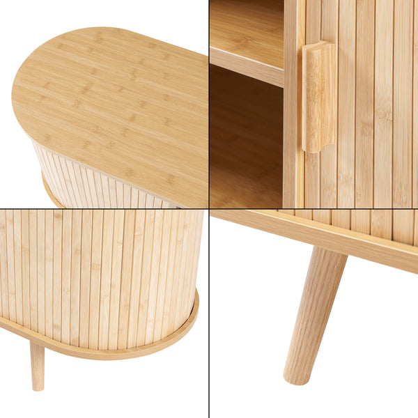 Sideboard Nordkapp con 2 porte [en.casa]