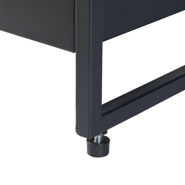 Scaffale Portapiante Berkelland a 3 Livelli - Metallo Nero [en.casa] 