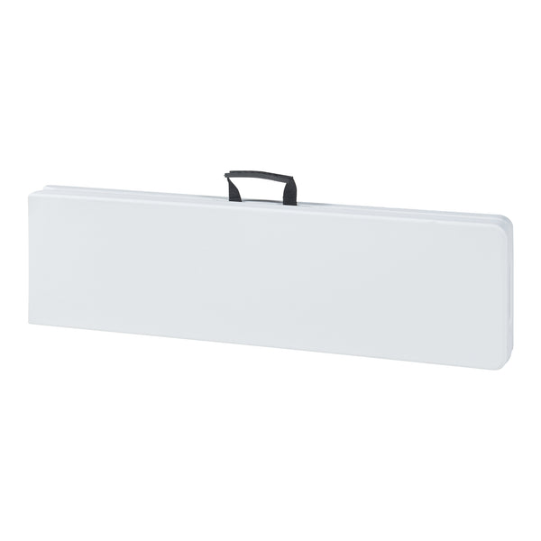 Set panca pieghevole Ljusnarsberg 2 pz. Bianco [en.casa]