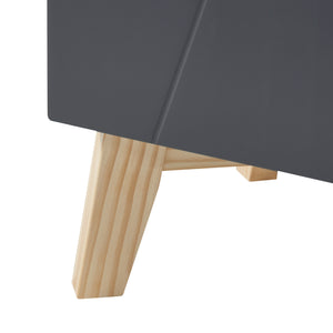 Mobile a Colonna Overath per Bagno - Grigio [en.casa] 