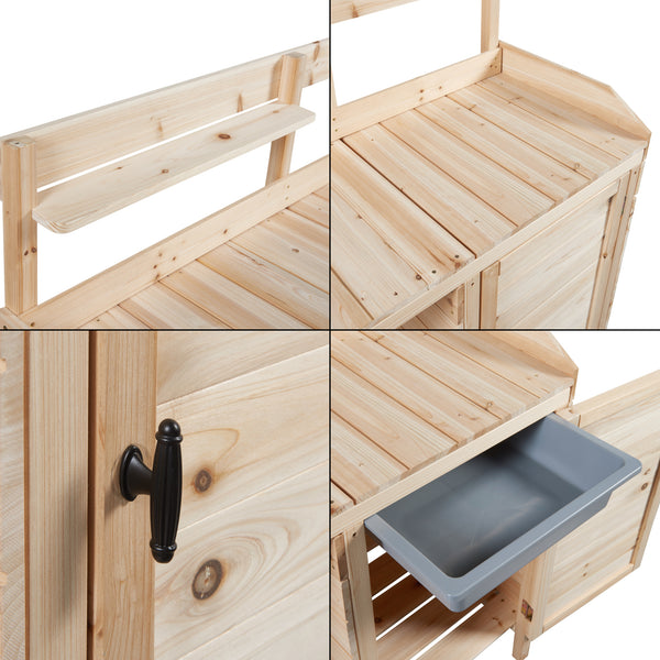 Tavolo da piantagione Alessano legno di abete [casa.pro]