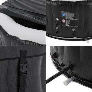 Vasca idromassaggio gonfiabile Carbone 165x70 cm [pro.tec]