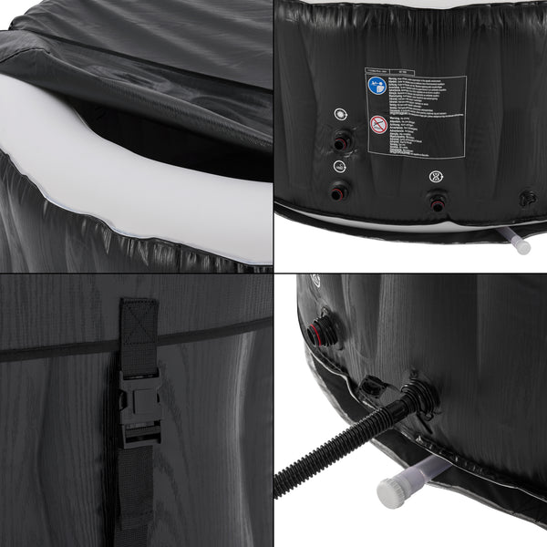 Vasca idromassaggio gonfiabile Carbone 165x70 cm [pro.tec]